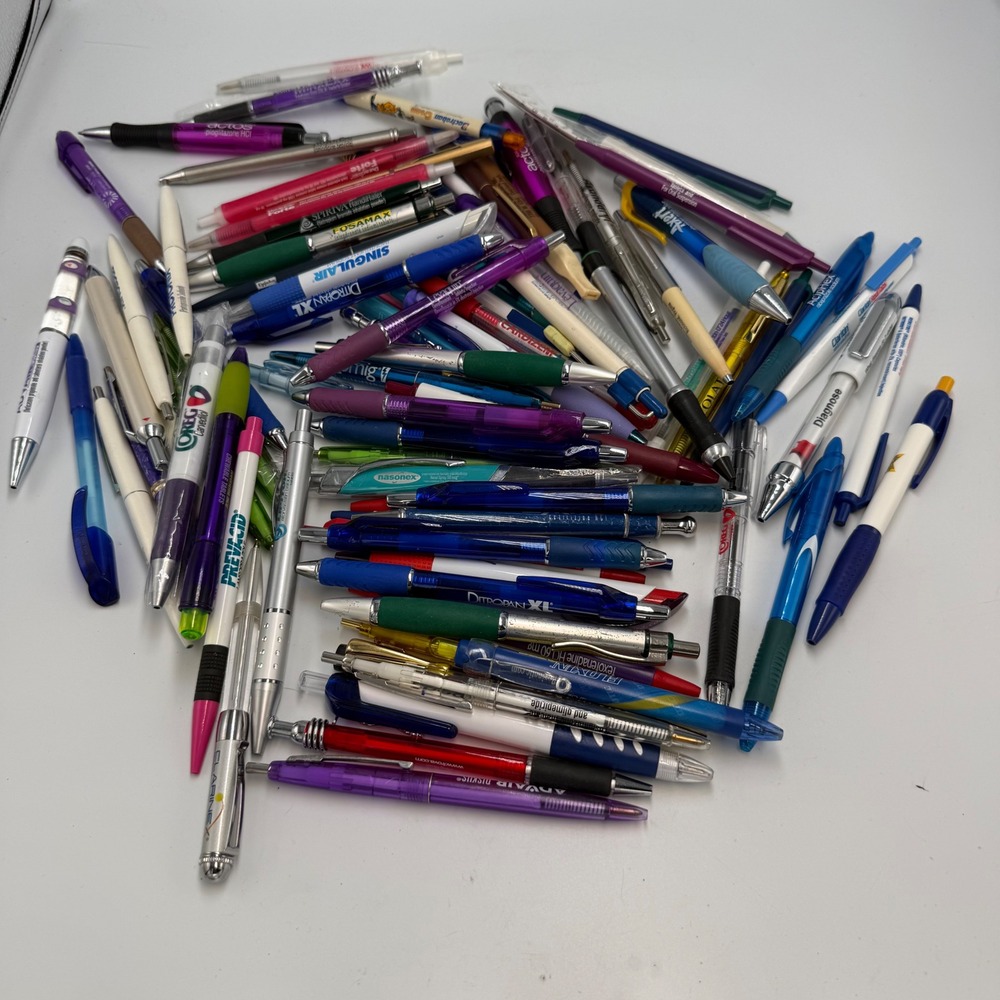Huge Lot of Pharmaceutical Medical Rep Advertising Pens Advair Spiriva Fosamax